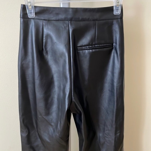 TOTEME black leather Novara pant trousers, size XS - Picture 8 of 12